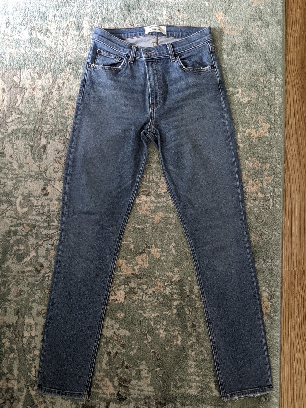 Reformation Mid Skinny Jeans in Rhine